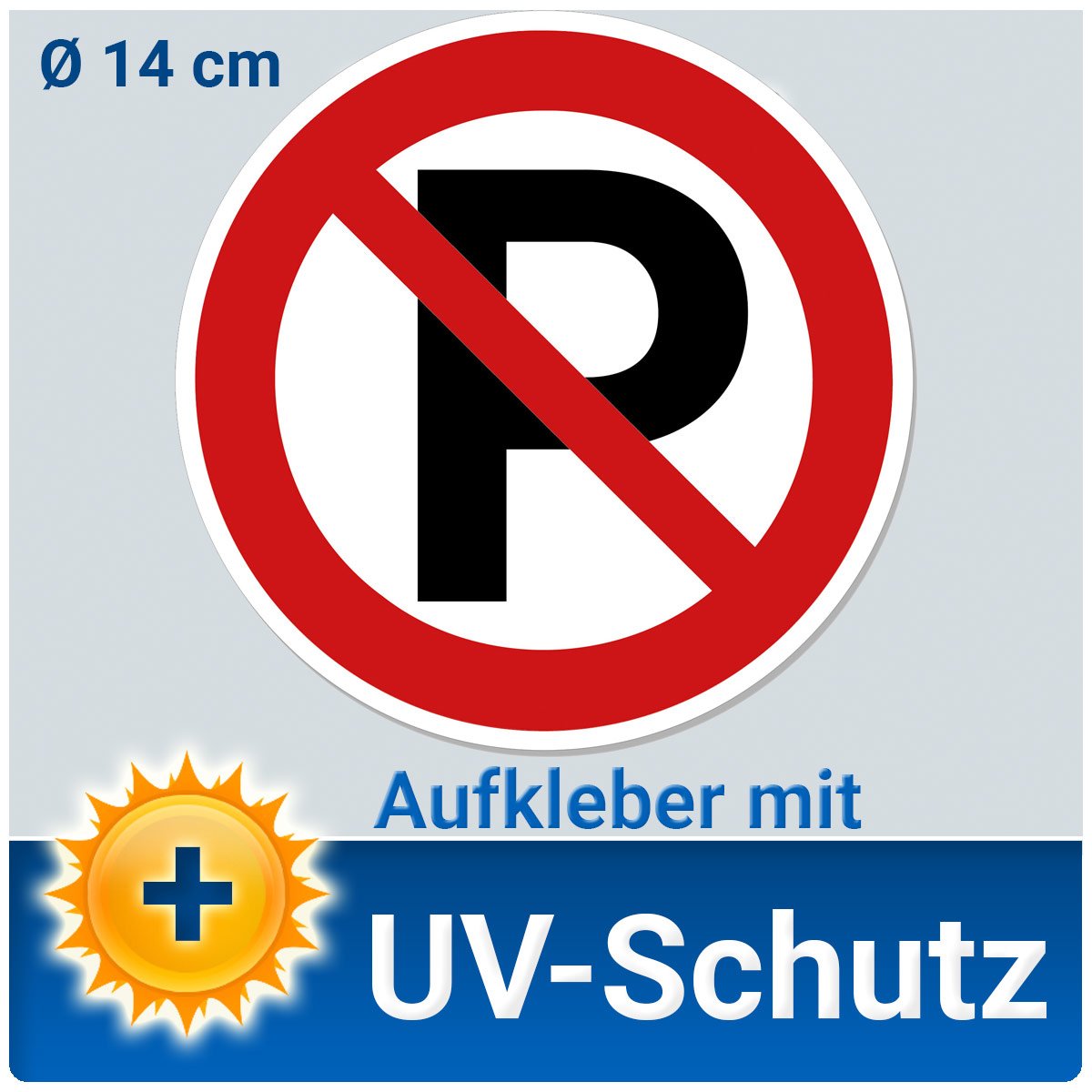 Aufkleber Parken verboten/Parkverbot 14 cm | eBay